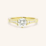 Lucille Round Diamond Engagement Ring