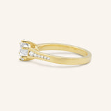 Lucille Round Diamond Engagement Ring