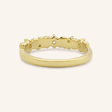 Kyrie Floral Inspired Diamond Anniversary Band