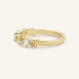 Kyrie Floral Inspired Diamond Anniversary Band