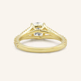 Zenera Round Diamond Split Shank Engagement Ring