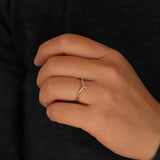 Kessel Curved Diamond Wedding Band