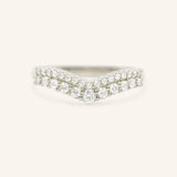 Bristow Double Contour Diamond Wedding Band