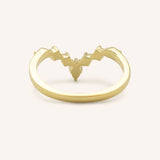 Layla Curved Diamond Wedding Band