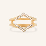 Lavina Curved Diamond Ring Guard