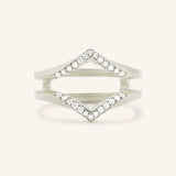 Lavina Curved Diamond Ring Guard