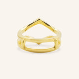 Lavina Curved Diamond Ring Guard