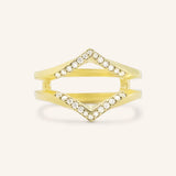 Lavina Curved Diamond Ring Guard