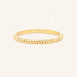 Skinny Gold Rope Band