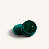 Velvet Backdrop Earring Box - Emerald Green