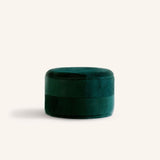 Velvet Backdrop Necklace Box - Emerald Green
