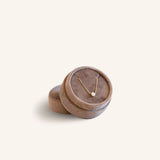 Velvet Backdrop Necklace Box - Taupe