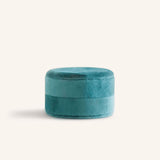 Velvet Backdrop Necklace Box - Teal