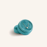 Velvet Backdrop Necklace Box - Teal