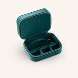 Richa Velveteen Rectangle Travel Case - Green