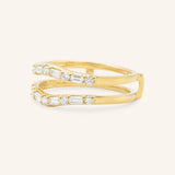 Hoshina Curved Diamond Ring Guard