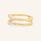 Hoshina Curved Diamond Ring Guard