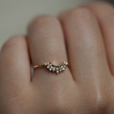 Elara Nesting Diamond Wedding Ring