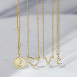 Tyene Petite Diamond Heart Necklace