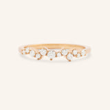 Aubrey Scattered Diamond Anniversary Band