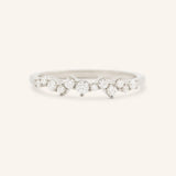 Aubrey Scattered Diamond Anniversary Band