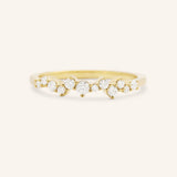 Aubrey Scattered Diamond Anniversary Band