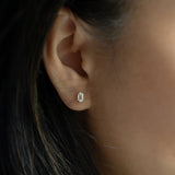 Classic Emerald Cut Diamond Earrings