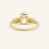 Dawnsky Emerald Cut Diamond Engagement Ring