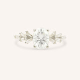 Dawnsky Oval Diamond Engagement Ring