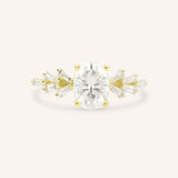 Dawnsky Oval Diamond Engagement Ring