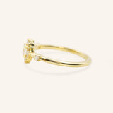 Lennox Diamond Halo-Style Ring