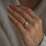 Lennox Diamond Halo-Style Ring