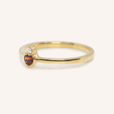 Mayers Post Garnet Diamond Accented Ring