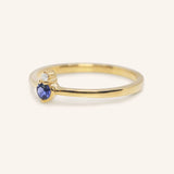 Mayers Post Iolite Diamond Accented Ring