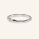 Beacon Aquamarine Stackable Ring