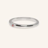 Beacon Garnet Stackable Ring