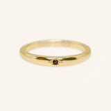 Beacon Garnet Stackable Ring