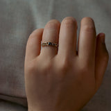 Buco Blue Sapphire Curb Chain Ring