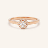 Juliet Round Diamond Halo-Style Ring