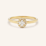 Juliet Round Diamond Halo-Style Ring