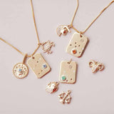 Pisces Constellation Tag Necklace