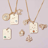 Aries Constellation Tag Necklace