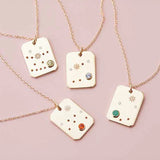 Aries Constellation Tag Necklace