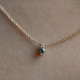 Mayers Post Green Sapphire Diamond Necklace