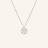 Auster Citrine Compass Necklace