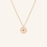 Auster Garnet Compass Necklace