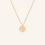 Auster Peridot Compass Necklace