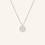 Auster Peridot Compass Necklace