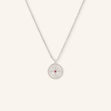 Auster Ruby Compass Necklace