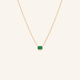 Grattan Emerald Accented Necklace
